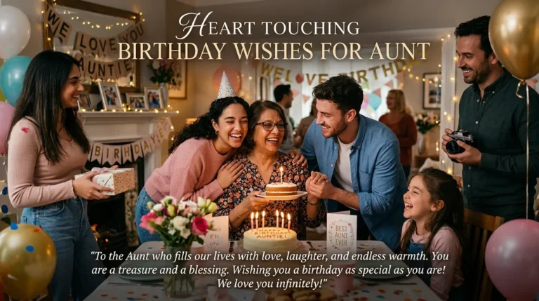 Heart Touching Birthday Wishes for Aunt
